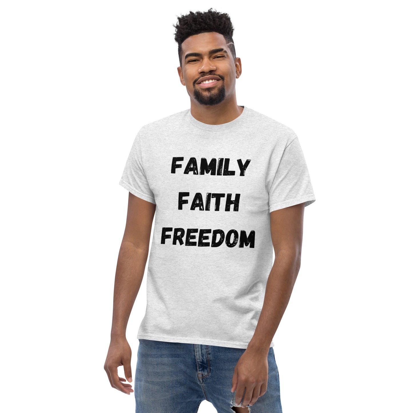 Family, Faith, Freedom Men's classic tee