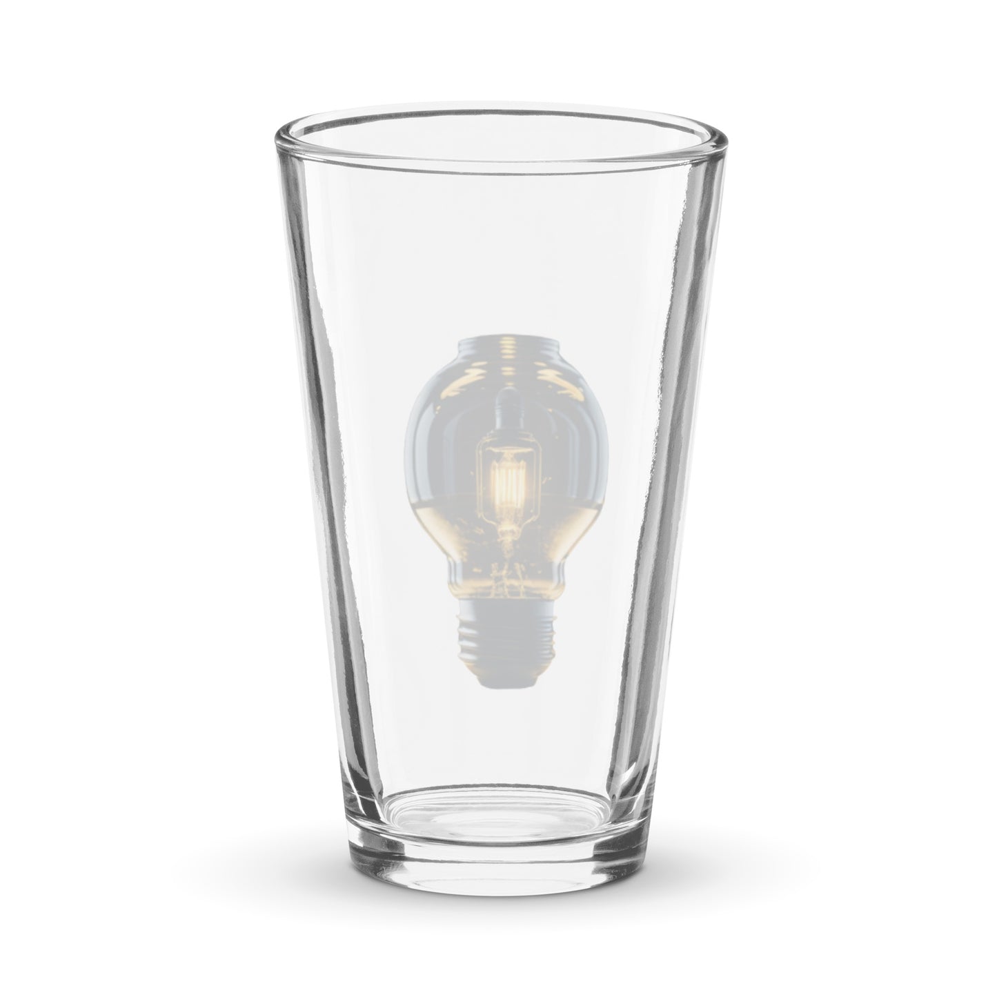 Light Bulb Shaker pint glass