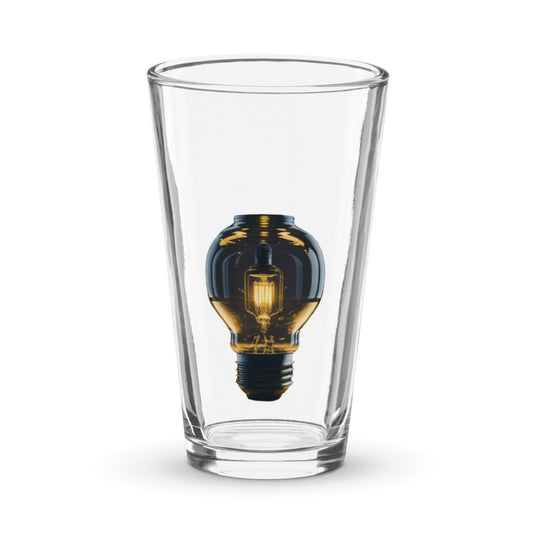 Light Bulb Shaker pint glass